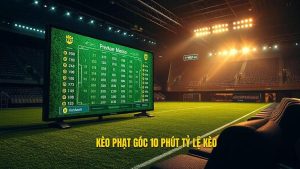 Kèo phạt góc 10 phút TỶ LỆ KÈO
