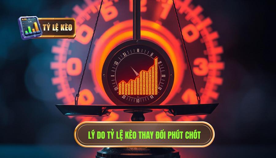 Bản chất của việc tỷ lệ kèo thay đổi phút chót